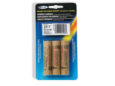 ESTES Rocket motors A8-3 (Pk3)