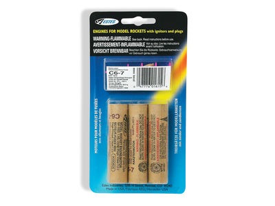 ESTES Rocket motors C6-7 (Pk3)