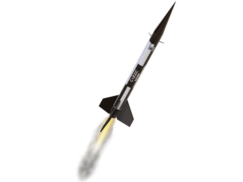 ESTES Black Brant II (scale) click to zoom image