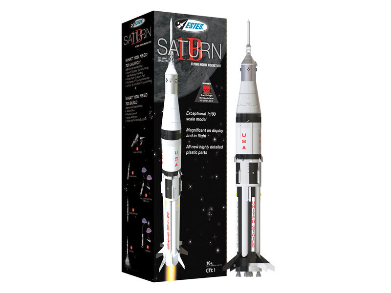 ESTES Saturn 1B Rocket Kit click to zoom image