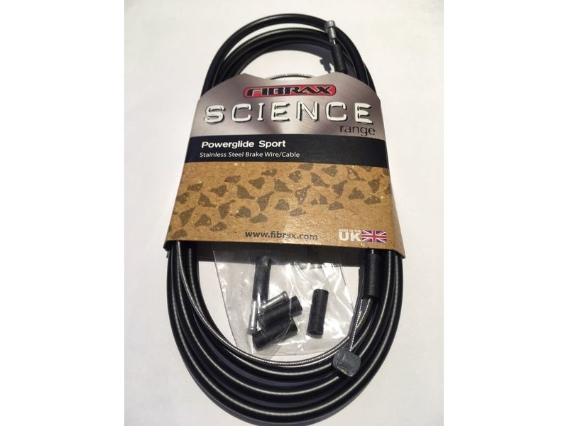 FIBRAX Stainless Steel Brake Cable & Housing Set click to zoom image