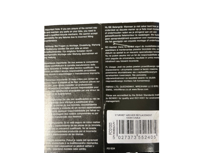 FIBRAX Complete Sturmey Archer 3 Speed Cable click to zoom image