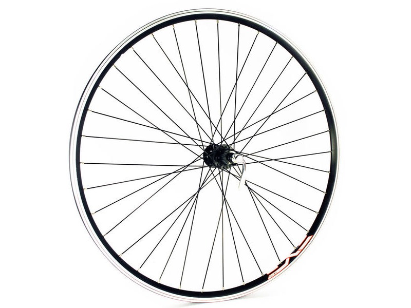 WILKINSON WHEELS 700c 8/9Spd Shimano RM30 Hub/Mach Exe 36h Hybrid Rim Black Set click to zoom image