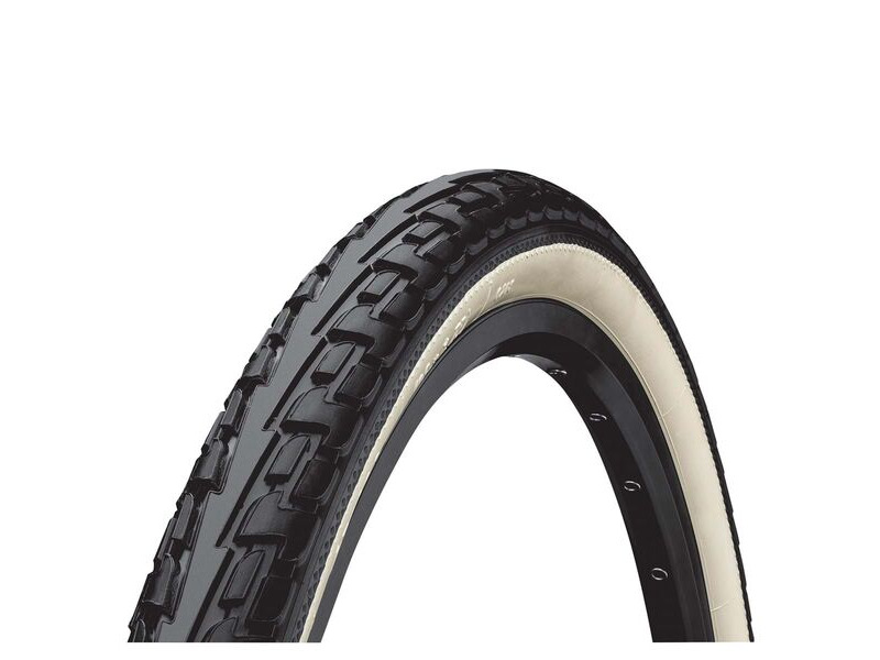 CONTINENTAL RIDE TOUR TYRE - BLACK/WHITE - 27 X 1-1/4 click to zoom image