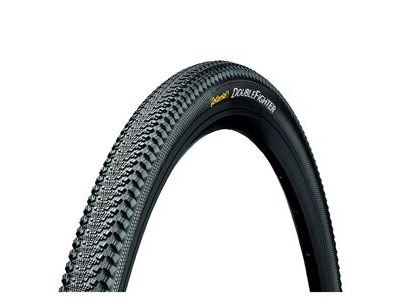 CONTINENTAL DOUBLEFIGHTER III REFLEX TYRE - WIRE BEAD: BLACK/BLACK REFLEX 29 X 2.00