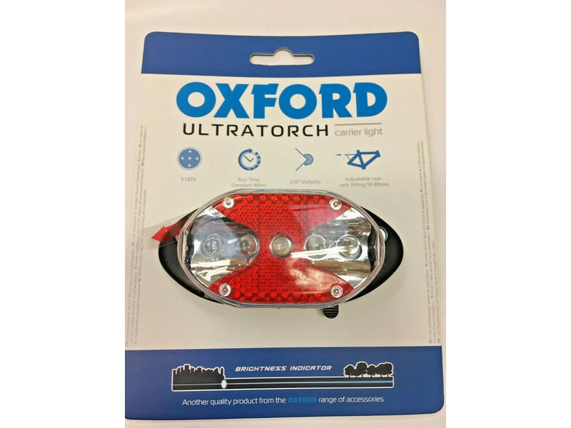 OXFORD PRODUCTS Ultratorch Carrier Rear Light 5 LED Quick Release click to zoom image
