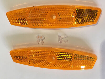 PREMIER Spoke Reflectors Orange (Pair)