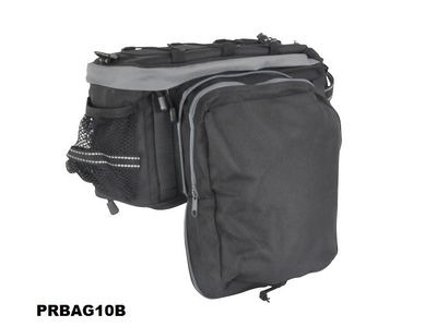 PREMIER Rack Pack Top Bag With Folding Side Panniers click to zoom image