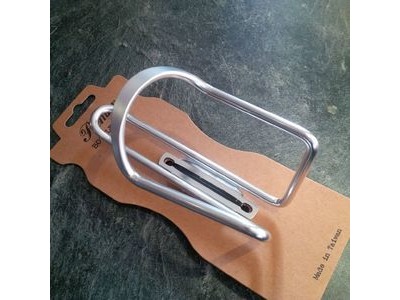 PREMIER Bottle Cage Alloy W/2 Bolt Standard Silver  click to zoom image