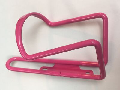 PREMIER Bottle Cage Alloy W/2 Bolt standard bright pink  click to zoom image