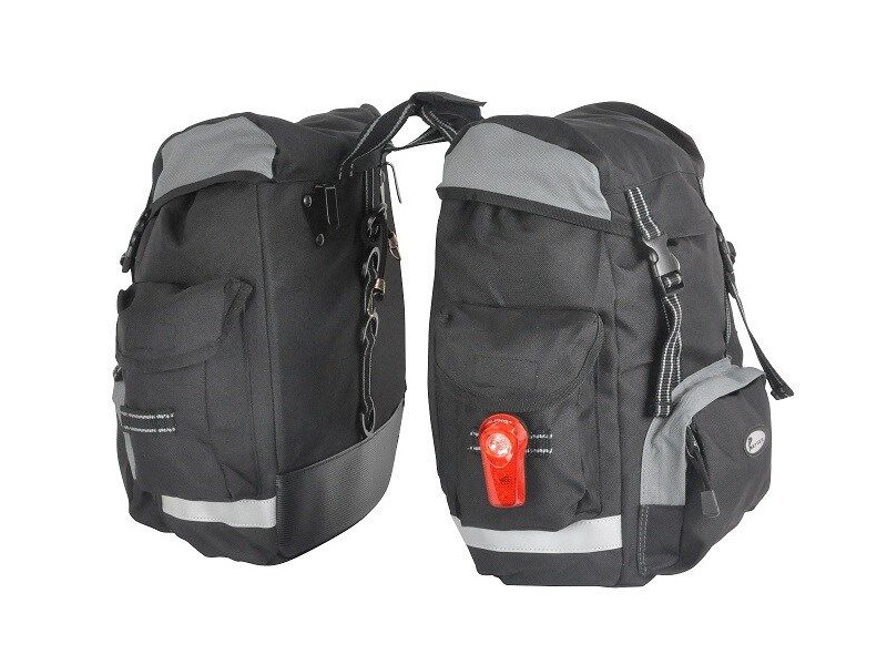 PREMIER Pannier Pair 18 Ltr Medium Black/Grey click to zoom image