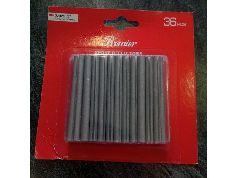 PREMIER Spoke Reflectors with 3M Reflective 36 pieces click to zoom image