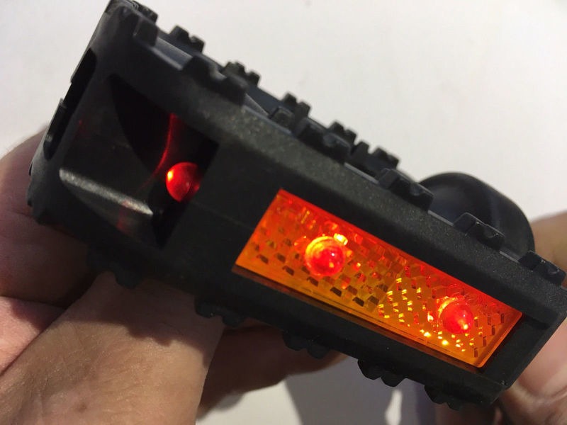 PREMIER LED Flashing Bicycle Junior Pedals click to zoom image