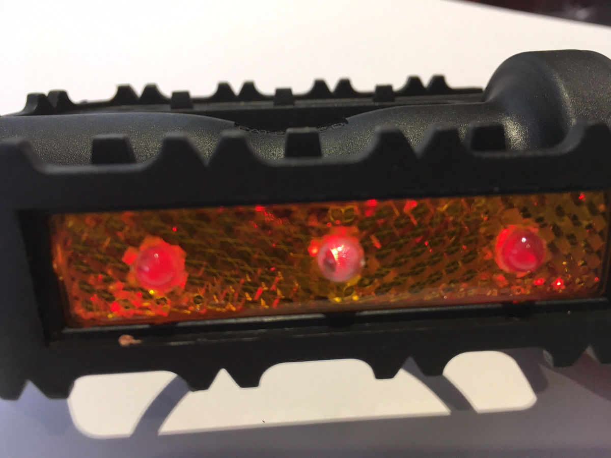 led bike pedals