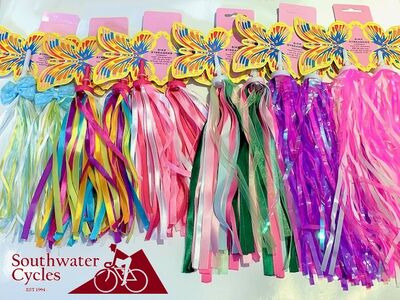PREMIER Scooter or Bike Bar End Streamers Tassels  click to zoom image