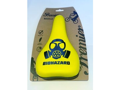PREMIER BMX Saddle Bio Hazard Yellow