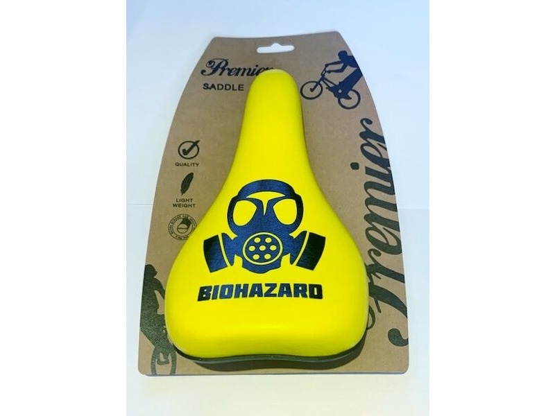 PREMIER BMX Saddle Bio Hazard Yellow click to zoom image