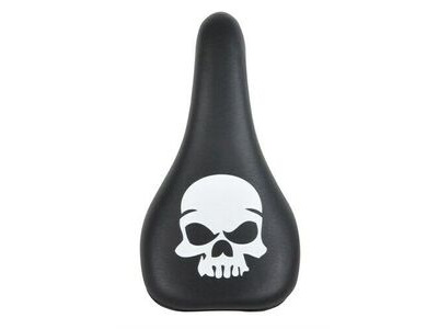 PREMIER BMX Saddle Skull Black click to zoom image