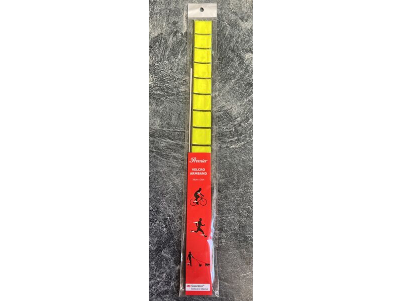 PREMIER CYCLING Reflective Velcro Arm / Ankle Band 3M 38cm x 3cm click to zoom image