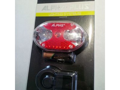 ALPHA PLUS Rear Light 9 LED with reflector