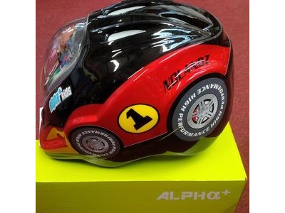 ALPHA PLUS Junior Helmet Car 52-56cm Dial Fit