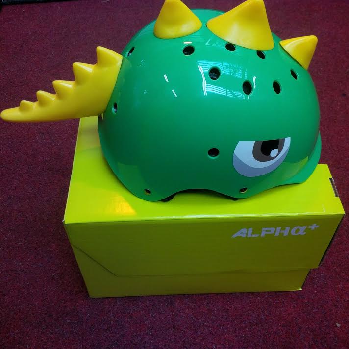 ALPHA PLUS Junior Dinosaur Helmet 4854cm £19.99 Rider Protection