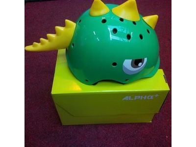 ALPHA PLUS Junior Dinosaur Helmet 48-54cm