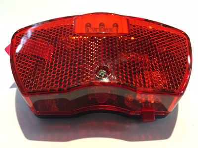 ALPHA PLUS Light Reflector Rear 3 LED Carrier Rack Fit