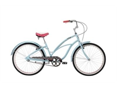 ALPHA PLUS Surge Women 26" Single Speed Cruiser 26"wheel 1 speed Ice Blue  click to zoom image