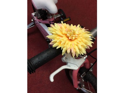 ALPHA PLUS Bicycle Flower Decoration Clip on to Handlebars click to zoom image