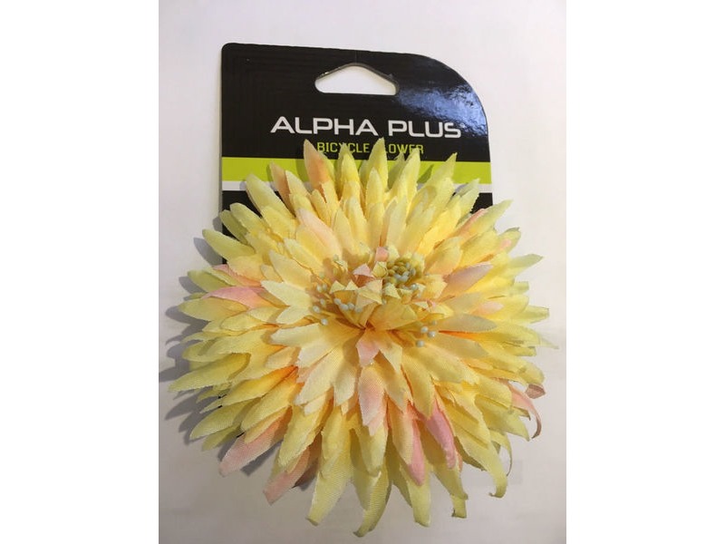 ALPHA PLUS Bicycle Flower Decoration Clip on to Handlebars click to zoom image