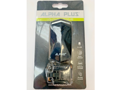 ALPHA PLUS Front Bike Light with 4 super Bright LEDs click to zoom image