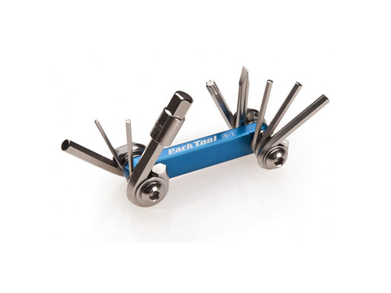 PARK TOOL IB-2 I-Beam Mini fold-up hex wrench screwdriver and star shaped wrench set click to zoom image