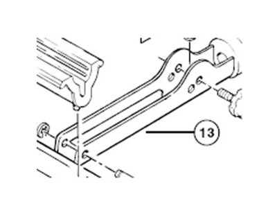 PARK TOOL 1022R - rotating shaft and jaw for PCS1 after June 1996