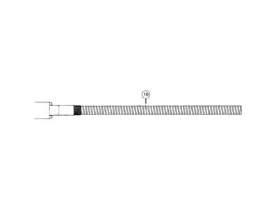 PARK TOOL 739 - threaded shaft (cut) - for HTR1