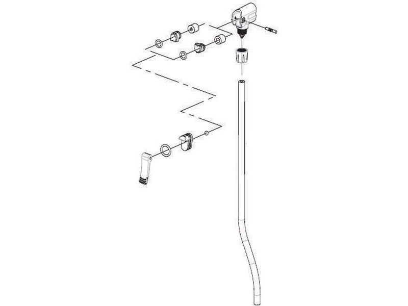 PARK TOOL 1088 - complete head and hose assembly PFP-3 click to zoom image