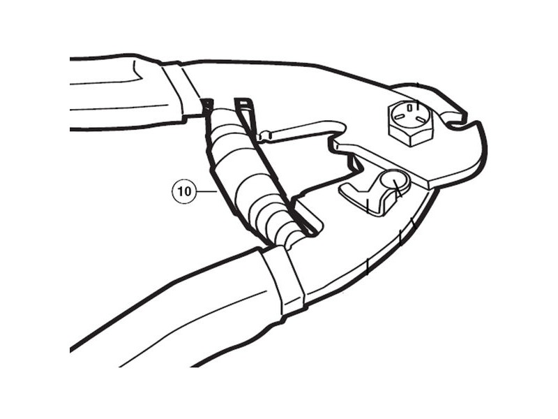 PARK TOOL 510 - tapered spring for CN2 and 4 cable cutters click to zoom image