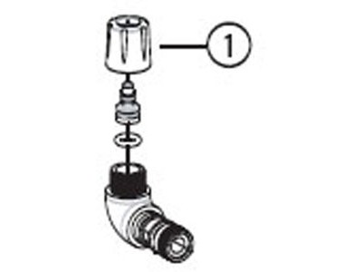 PARK TOOL 1082 - head / hose compression fitting PFP-3