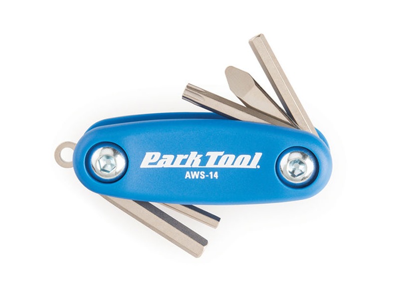 PARK TOOL Mini Folding Hex / Screwdriver Set AWS-14 click to zoom image