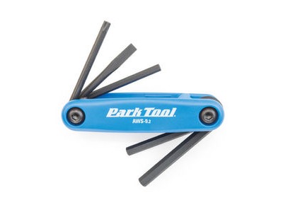 PARK TOOL AWS-9.2 Fold-Up Hex Wrench and Screwdriver Set