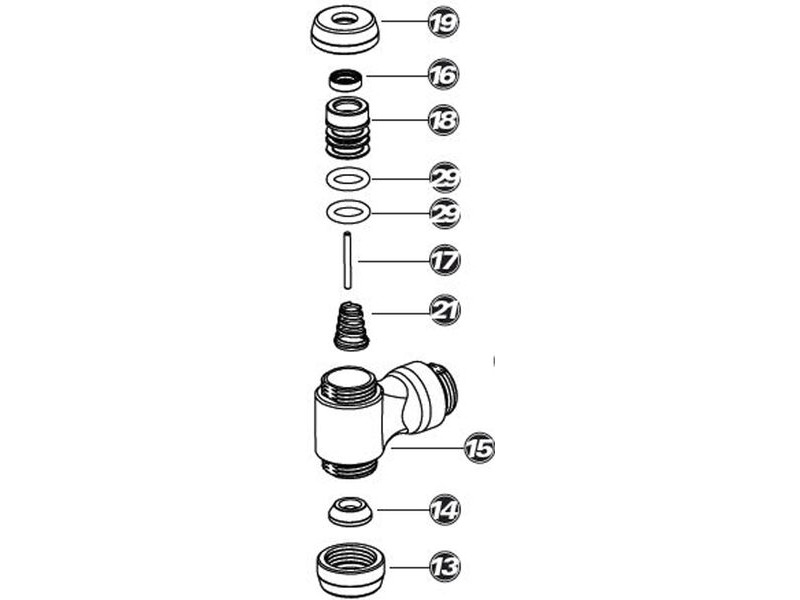 PARK TOOL 1587A - Head assembly for INF-1/INF-2 click to zoom image