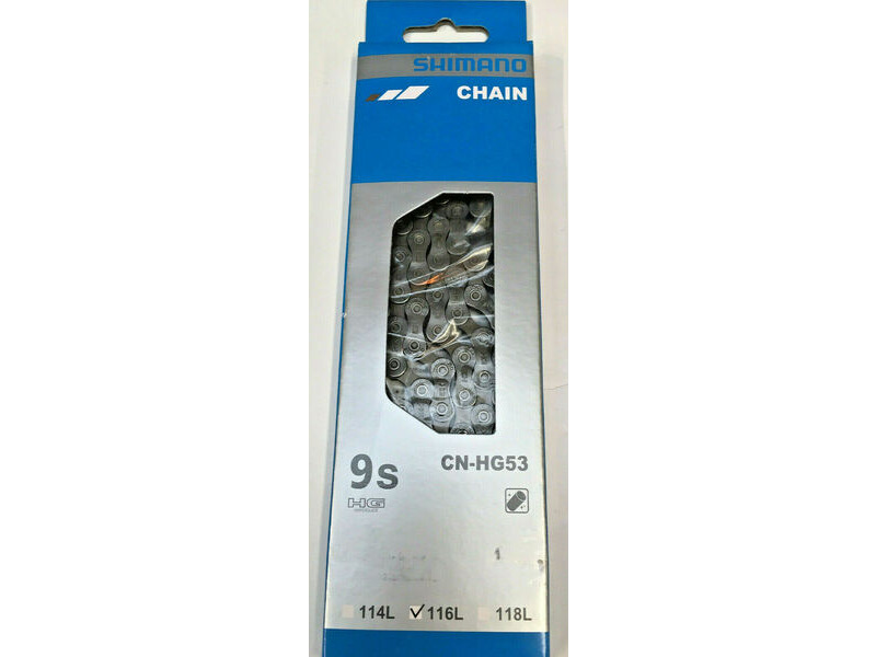 SHIMANO CN-HG53 9-speed chain - 116 links click to zoom image