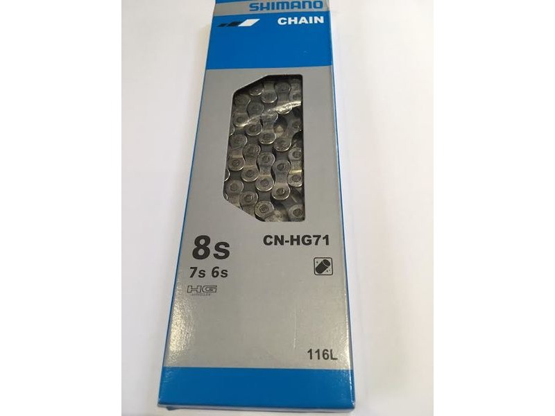 SHIMANO CN-HG71 chain 6 / 7 / 8-speed - 116 links click to zoom image