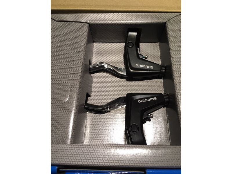 SHIMANO Alivio 2finger brake levers Set for Vbrakes including Cables
