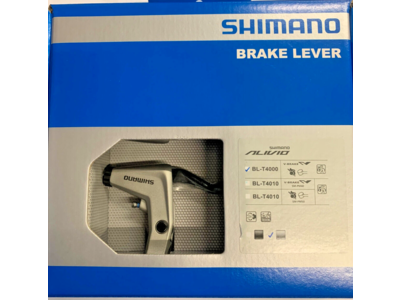 SHIMANO Alivio 2-finger brake levers Set for V-brakes including Cables 2-finger Silver/black  click to zoom image