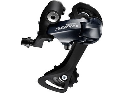 SHIMANO RD-R3000 Sora rear derailleur, 9-speed (Size Option). GS Black  click to zoom image