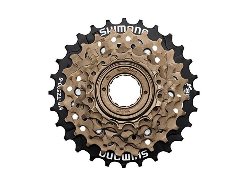 SHIMANO MF-TZ500 multiple freewheel (Size Option). click to zoom image