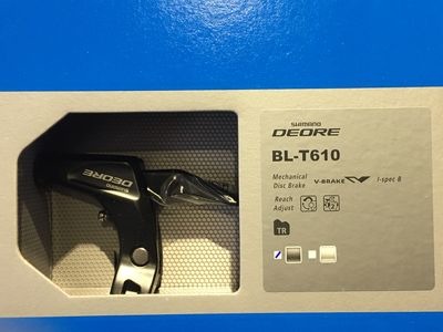 SHIMANO Deore brake levers BL-T610 (Includes Cables). Pair click to zoom image