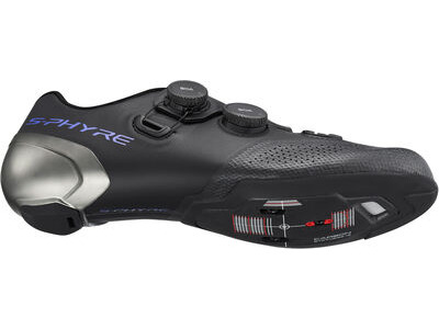 SHIMANO S-PHYRE RC9 (RC902) SPD-SL Shoes 43 Black  click to zoom image
