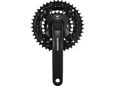 SHIMANO FC-TY301 chainset 42 / 34 / 24, 6/7/8-speed 42 / 34 / 24 black 150mm arm without chain guard click to zoom image